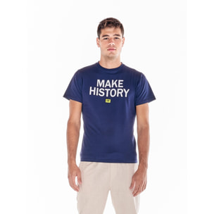 Camiseta con estampado de bienvenida 'Make History' para hombre