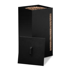 Réservoir à granules et pellets noir 45kg