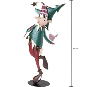 Folletto natale - Pezzi 1 - 30xH62x12cm - Bianchi Dino SpA