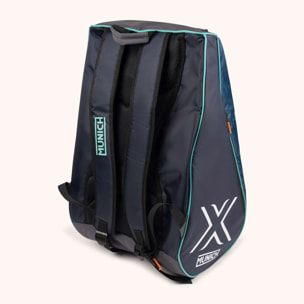 MUNICH BASICS TRAINING BACKPACK paletero azul de poliéster y nylon con detalles a contraste