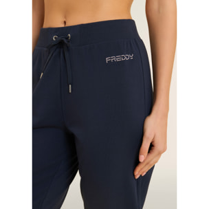 Pantaloni Sportivi Capri con Coulisse e Logo FREDDY