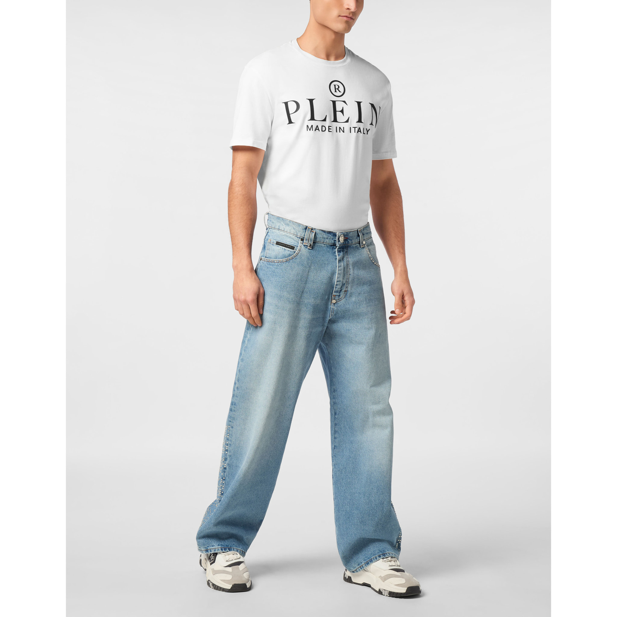 PHILIPP PLEIN Denim Shorts