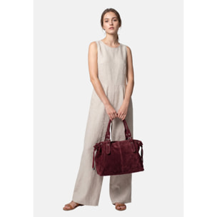 Borsa a mano da donna Made in Italy - Modello Celeste Plus - 100% pelle - 20.0 x 28.5 x 41.0 cm