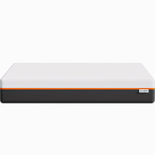 Lit en chêne massif + Matelas double confort - AINA & DUAL CONFORT