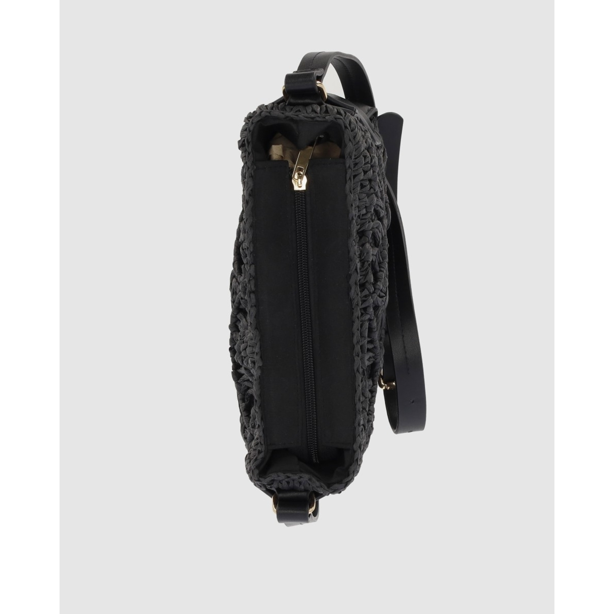 Bolso - Negro - Medida: 25 cm x 18 cm x 6 cm