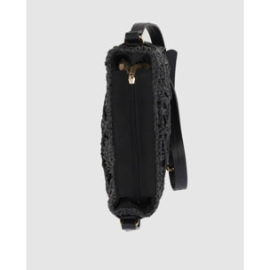 Bolso - Negro - Medida: 25 cm x 18 cm x 6 cm