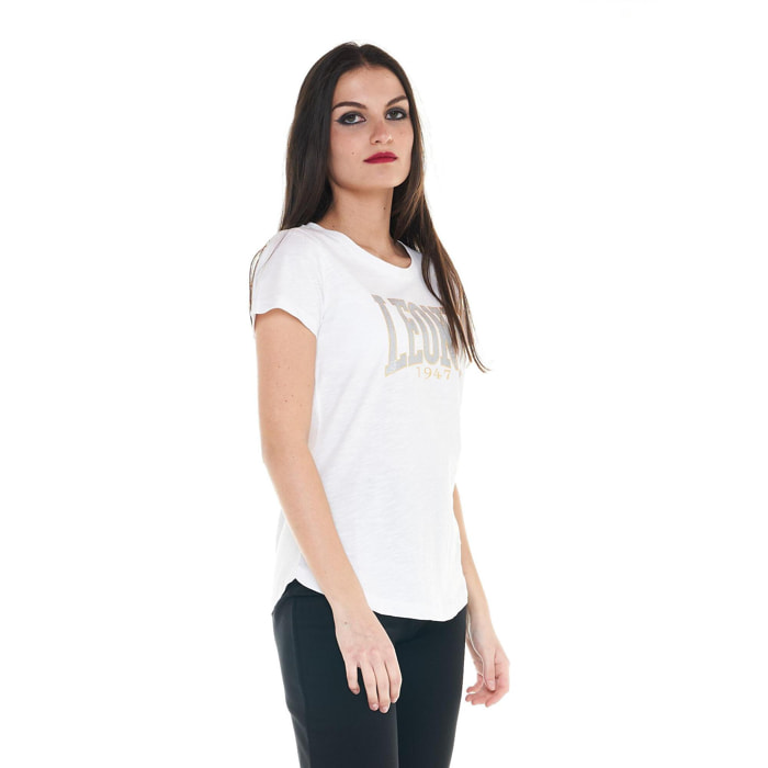 T-Shirt da donna logo Gold&Silver