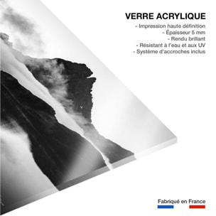 Tableau noir et blanc pic du midi d'ossau Tableau plexiglas