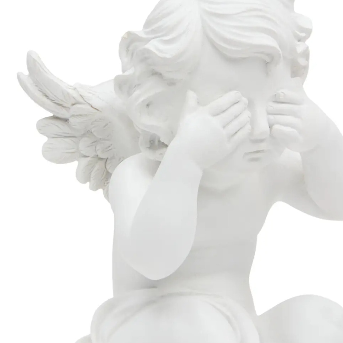 Ange déco H.23cm blanc
