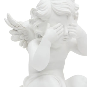 Ange déco H.23cm blanc