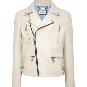 PHILIPP PLEIN Chaqueta de cuero GOTHIC PLEIN
