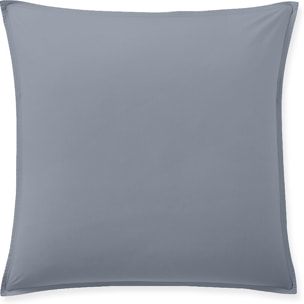 Paire de Taies d'oreiller percale de coton bleu forever