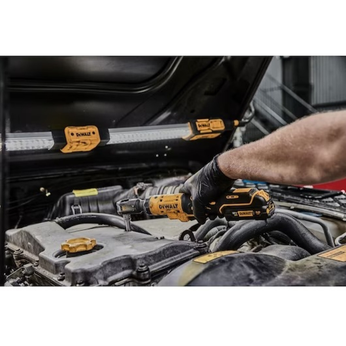 Clé à cliquet 1/4' XR 12 V Brushless - DEWALT - DCF504N-XJ