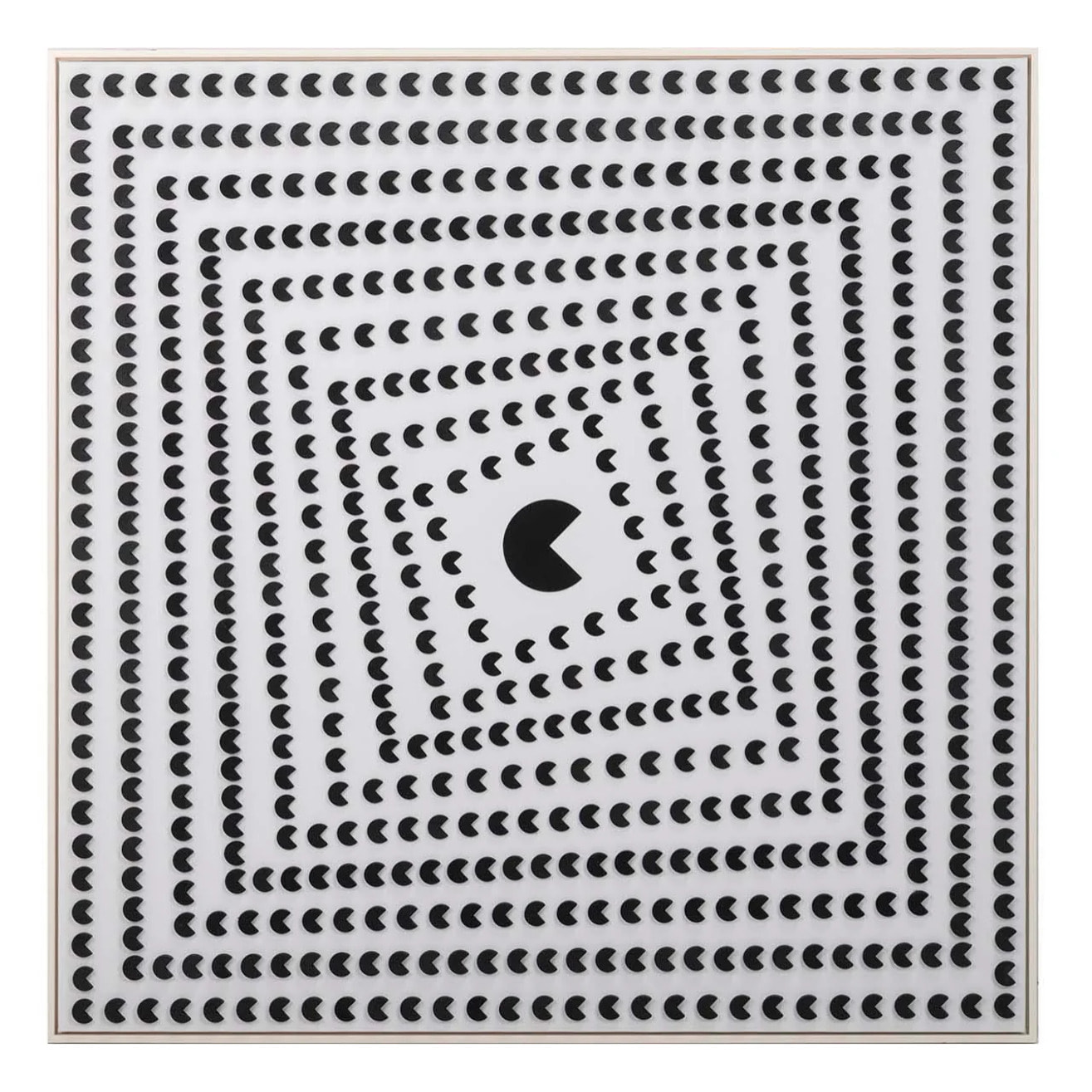 Cuadro Pacman Espiral 100x3x100 Cm