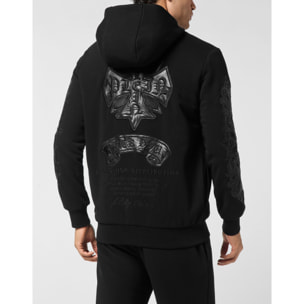 PHILIPP PLEIN Hoodie Sweatjacket CHROME