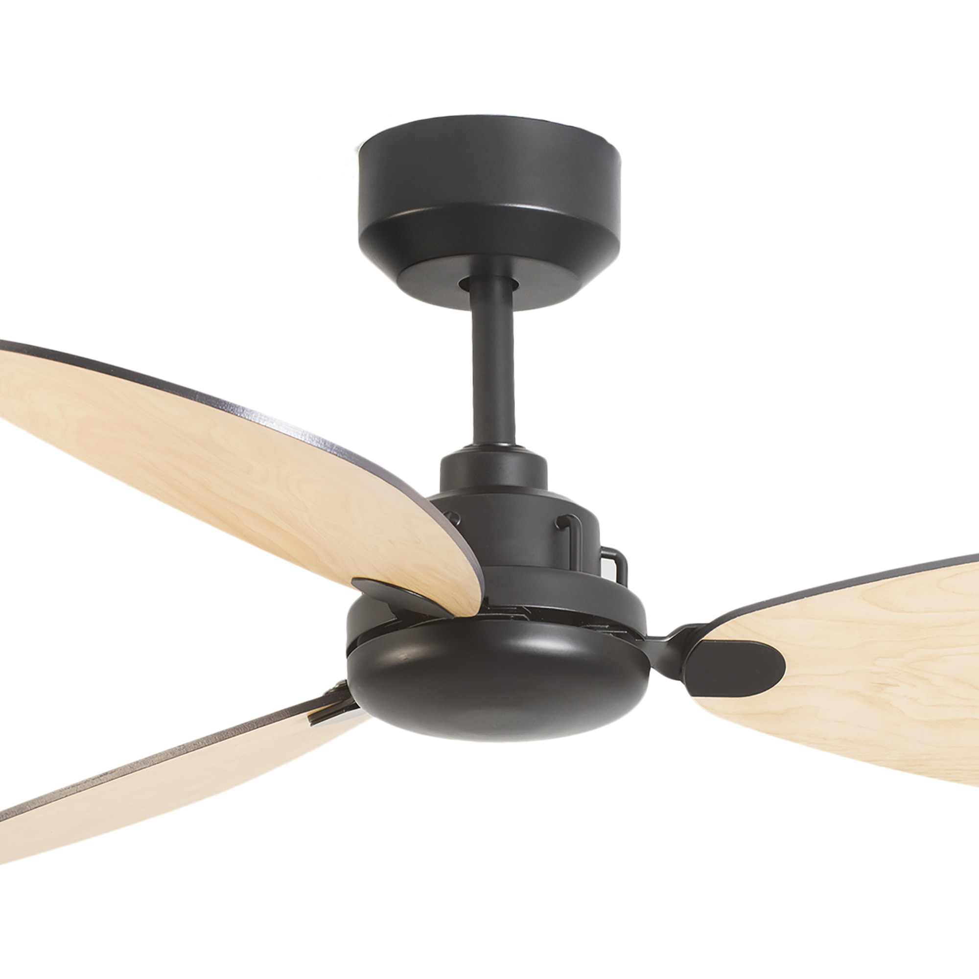 Forlight Blume Ventilador de Techo Ultrasilencioso con 6 velocidades, regulador de Intensidad y Temporizador de apagado. Negro.
