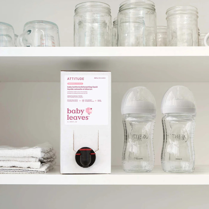 Eco-recambio de lavavajillas y limpiabiberones Sin perfume Nature + technology 2 L