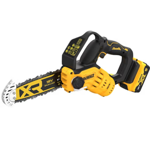 Tronçonneuse élagueuse DEWALT XR 18V Brushless - 1 batteries 5.0 Ah, chargeur + accessoires - DCMPS520P1-QW