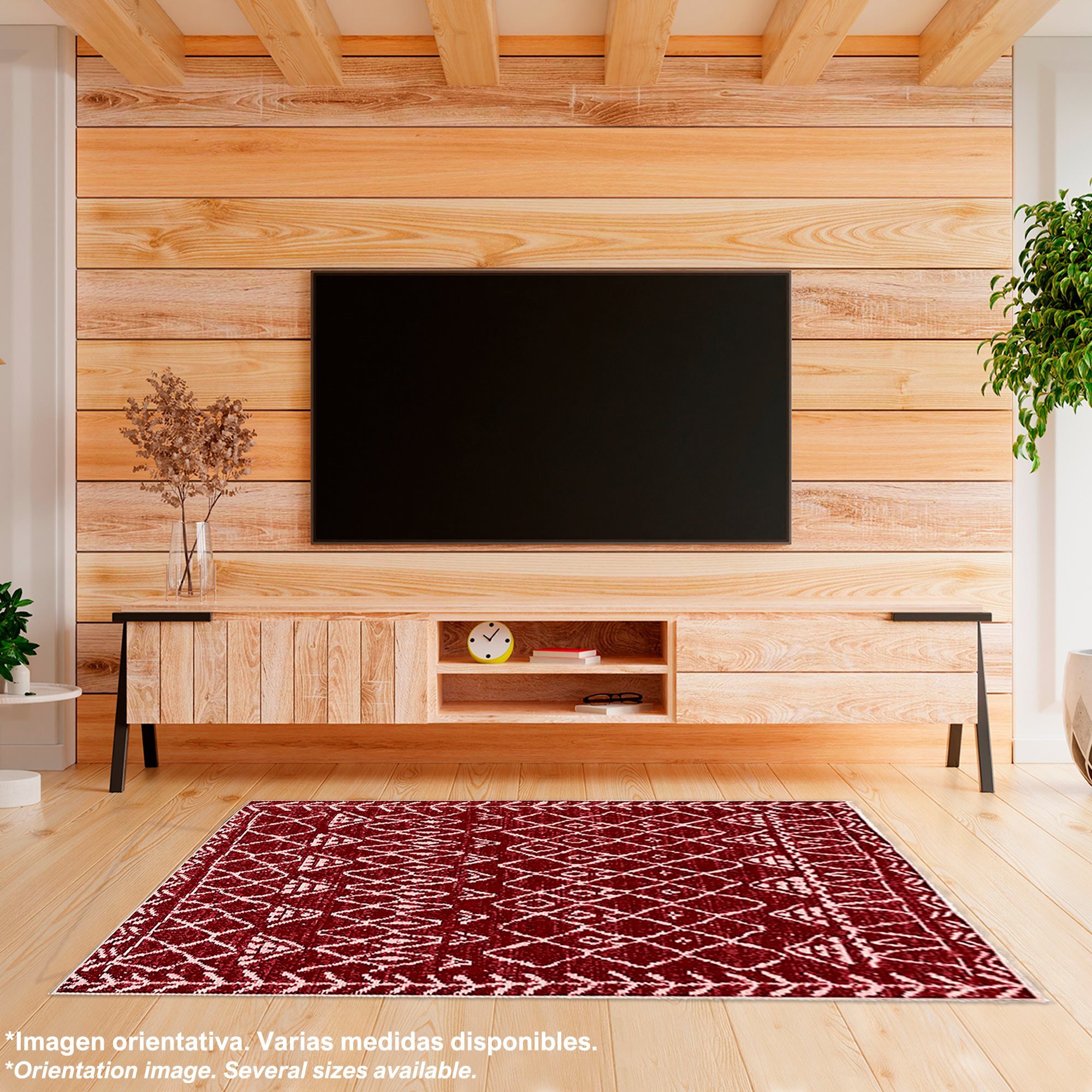 Alfombra de Poliester estampada 140 x 220cm