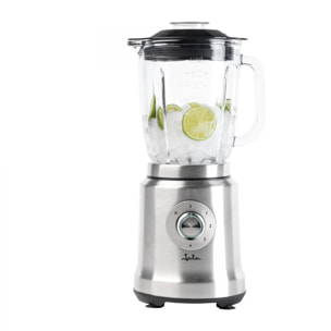 Batidora de vaso JATA JEBT1241 de 1200 W. 6 cuchillas. 4 velocidades + pulse. Pica hielo