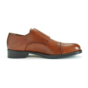 Monk Strap British Passport marrone tan