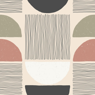 Papier peint panoramique, vintage wallace Terracotta