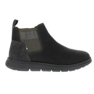 Armata di Mare Scarpe Uomo Stivaletti Chelsea Boots con Soletta Rimovibile in Memory Foam AMU W24L634 Black