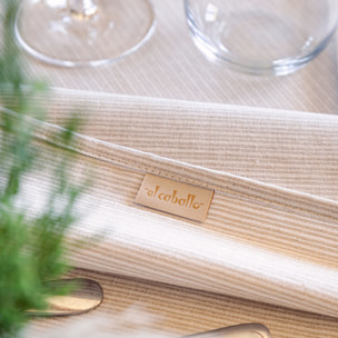 Mantel 100% algodón CAZORLA Beige