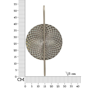 LAMPADA DA MURO SILVERY CM 28X15X54