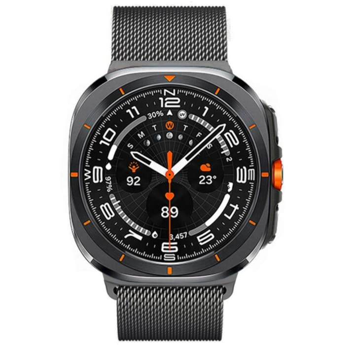 Bracelet IBROZ Galaxy Watch7 Ultra 47mm Milanese titane