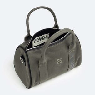 BOLSO CALA CROSSBODY BARREL C/KHAKI + FUCSIA