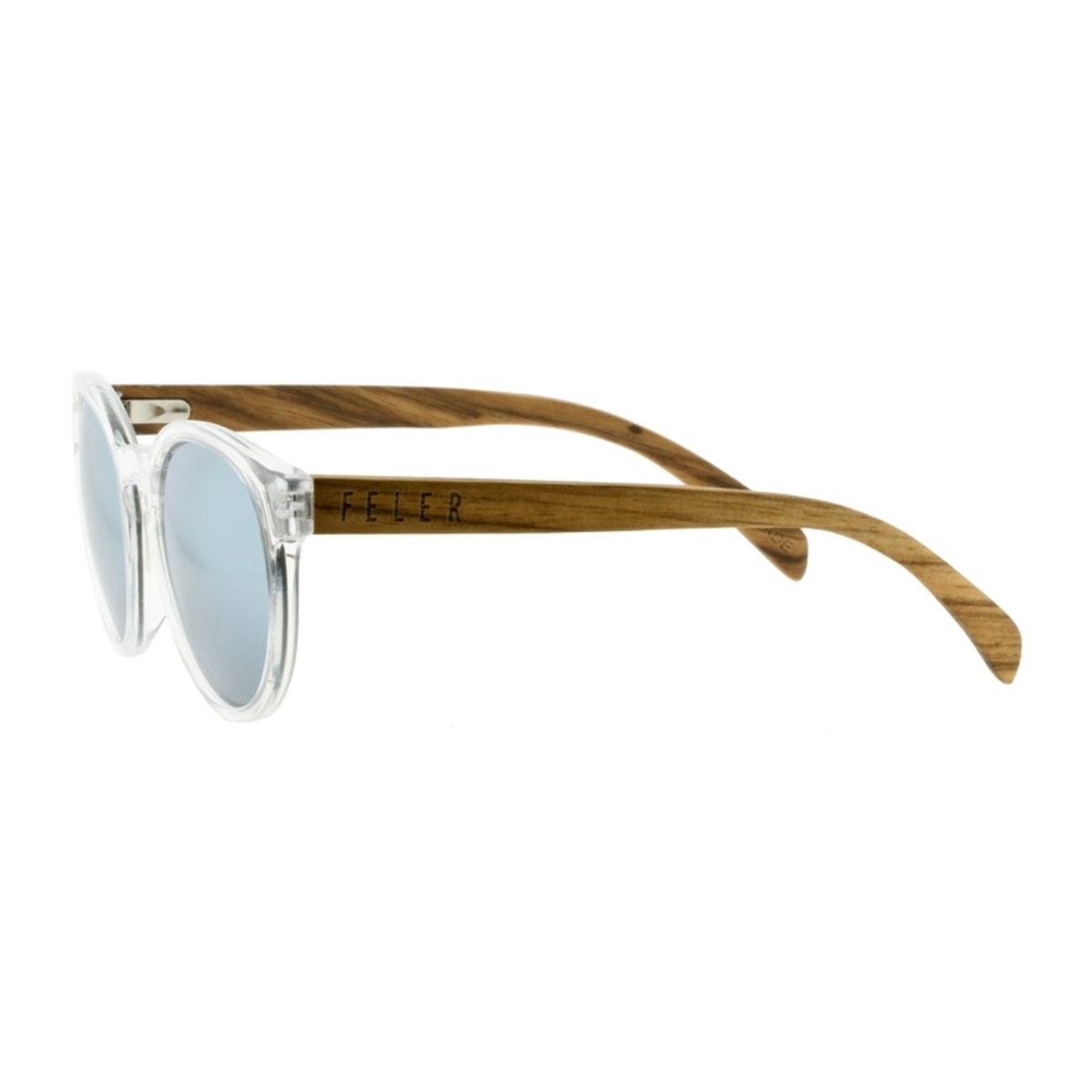 Gafas de Sol Feler 1507M-2 - SILVER Polarizadas de Madera Unisex 51 mm