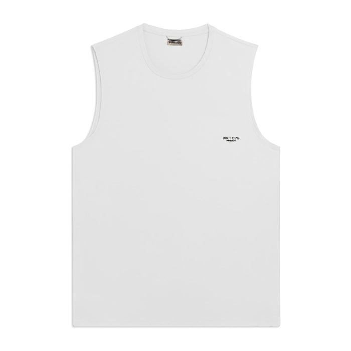 T-shirt senza maniche in tessuto quick dry