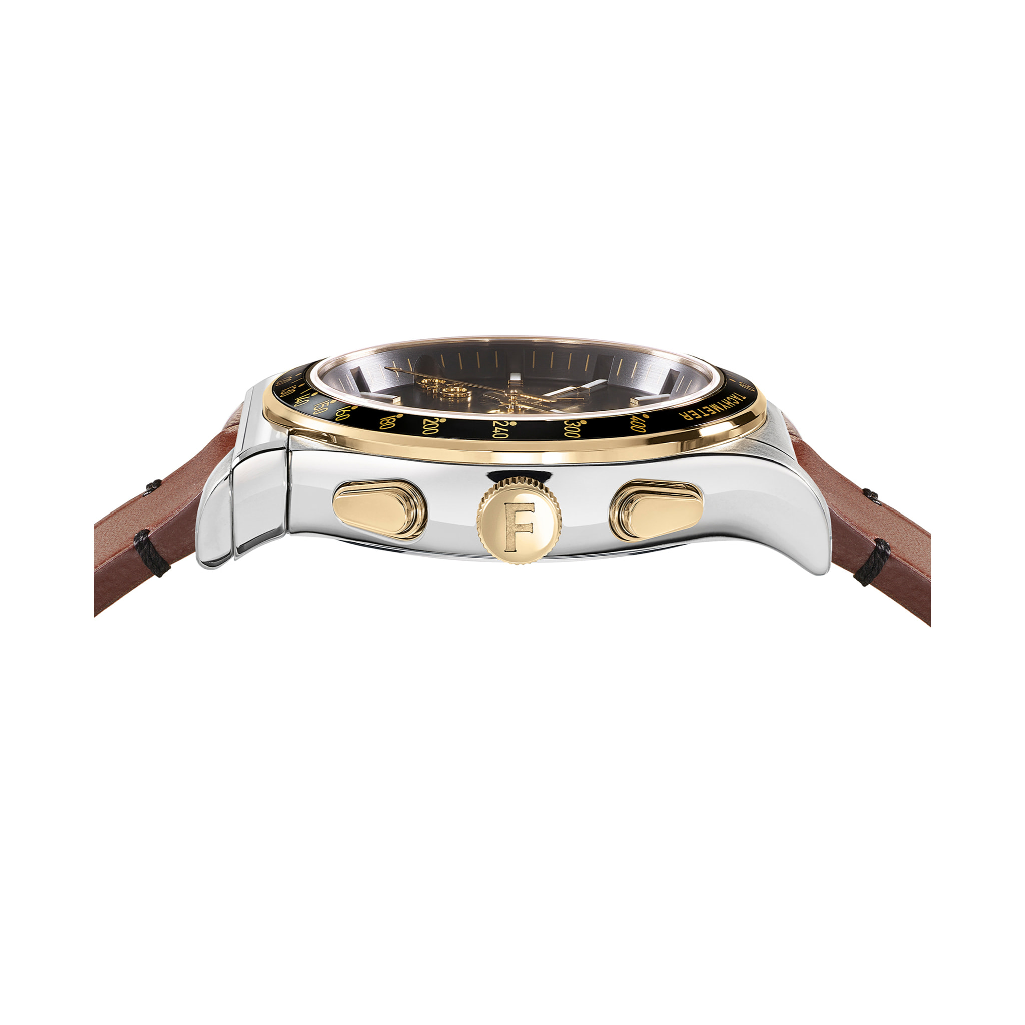 Ferragamo Quartz Chronograph Watch Kz-1927 Chrono 42Mm-Fw