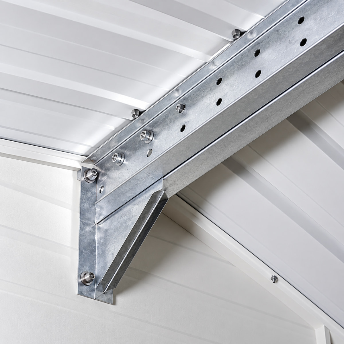 Abri de jardin métal aspect bois Yardmaster 10,46 m² + kit d'ancrage
