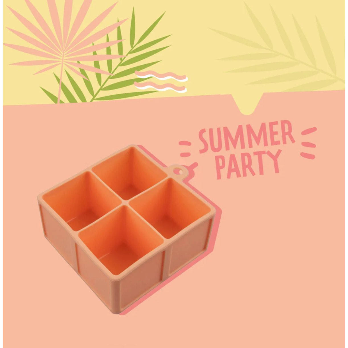 Bac à glaçons en silicone Fackelmann Summer Party