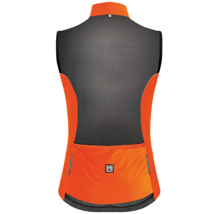 Vis - Gilet Coupe Vent - Orange Fluo - Homme