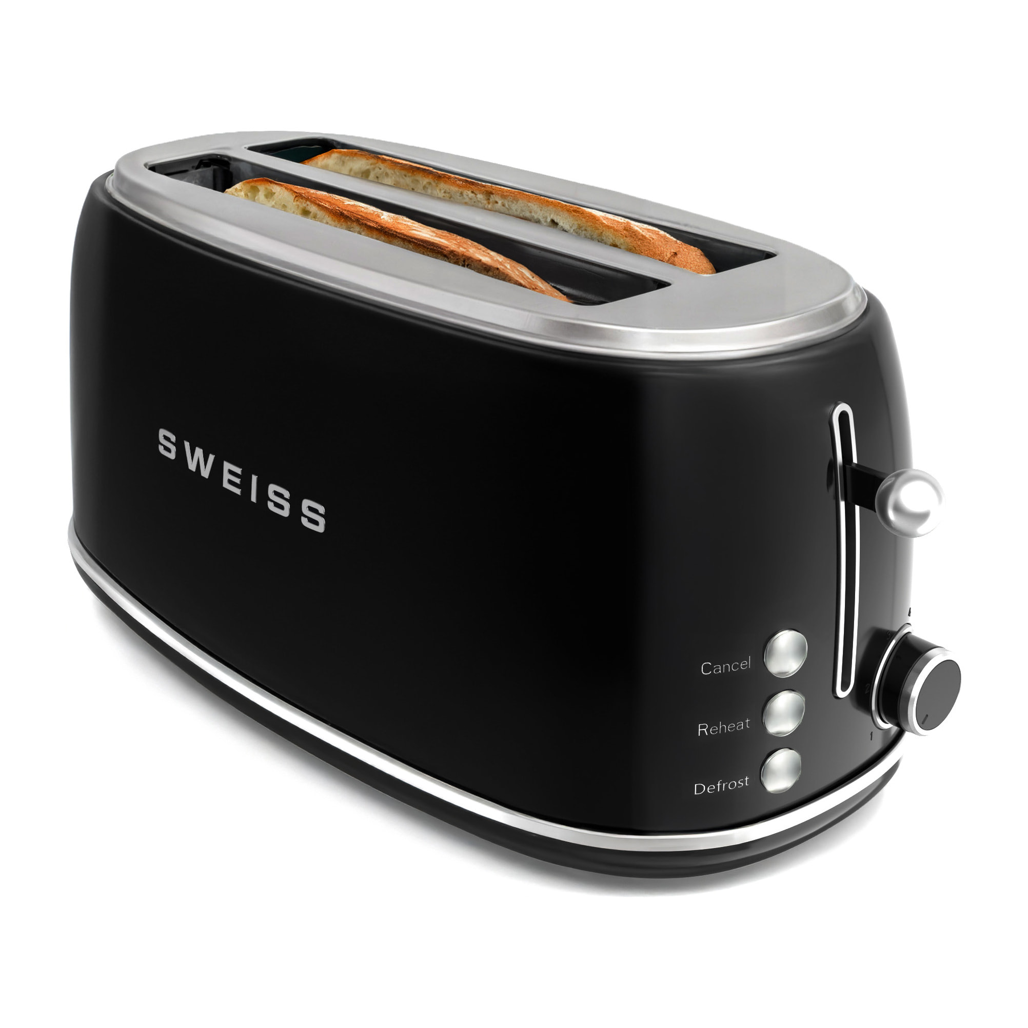 Tostador vintage GRV9 SWEISS, negro