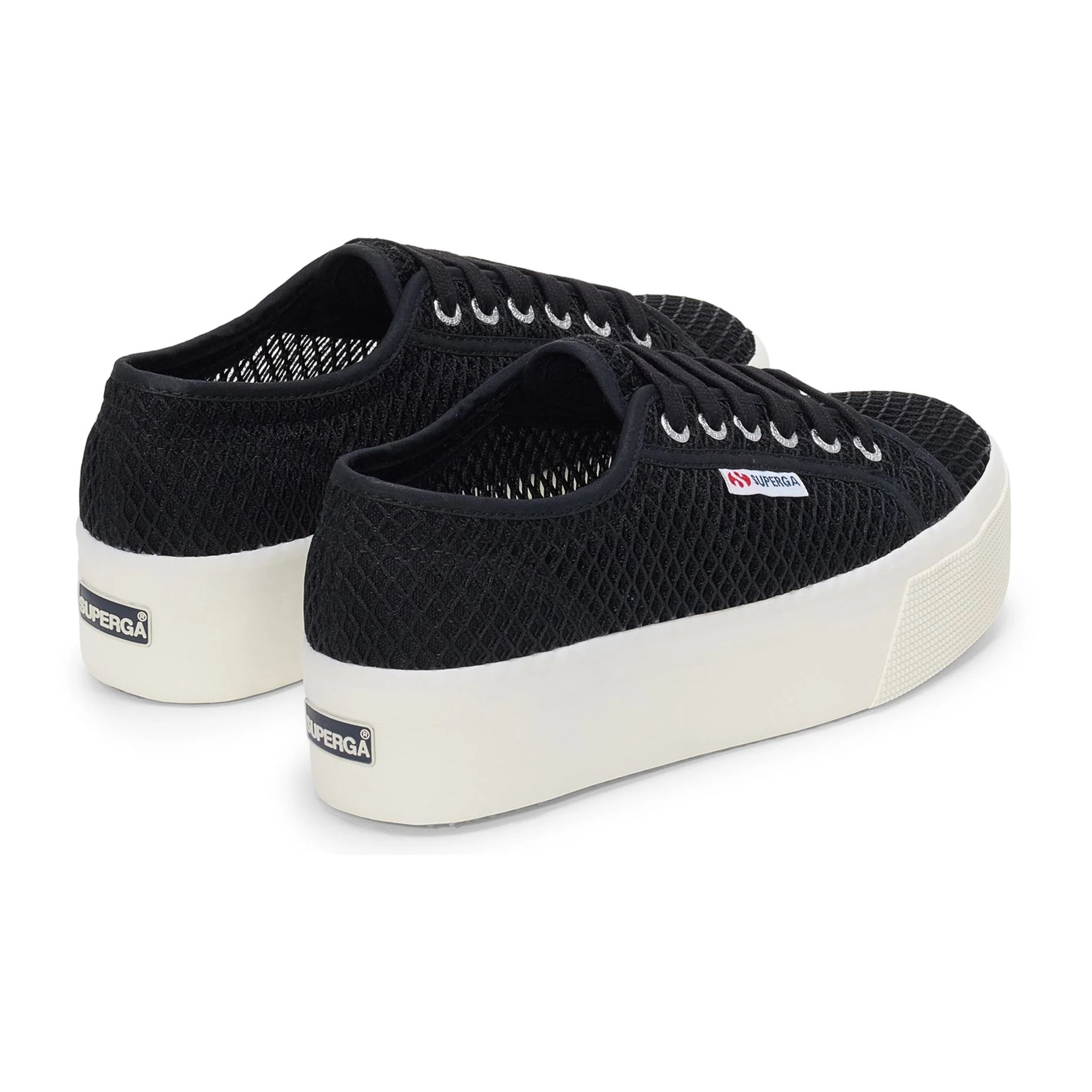 Scarpe da donna Superga Nero 2790 Mesh