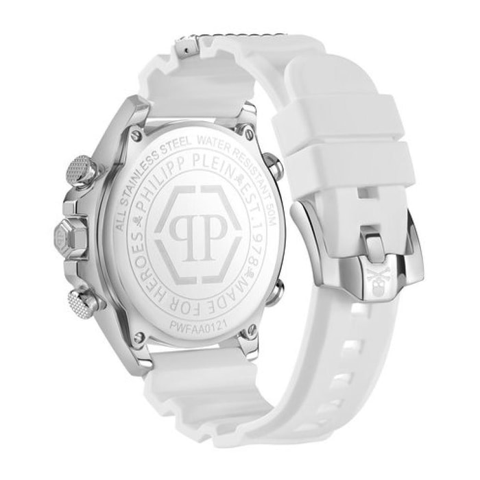 Orologio Philipp Plein THE G.O.A.T. Silicone Bianco