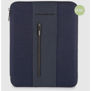 Piquadro Porte-bloc en tissu recyclé avec compartiment