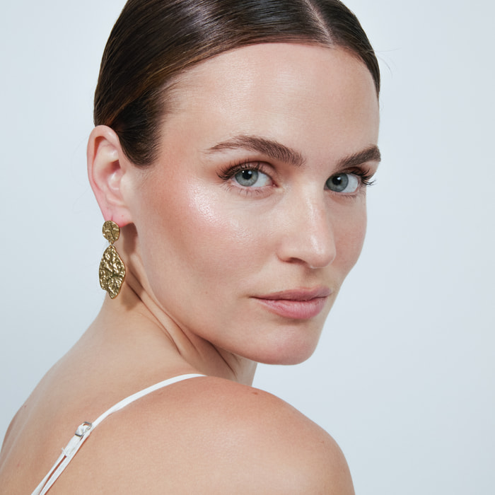 Pendientes Viusma acabado oro amarillo 18k