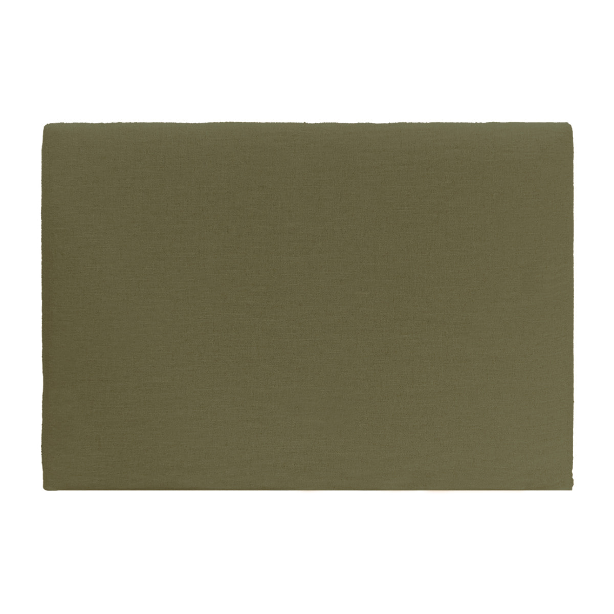 Funda para cabecero de lino verde de varias medidas