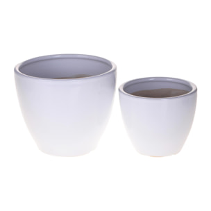 Set 2 cachepot - 15xH13x15cm - Pezzi 2 - Bianchi Dino SpA