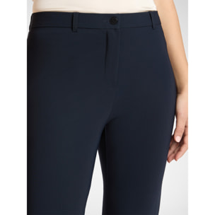 Elena Mirò - Pantaloni chinos in jersey - Blu