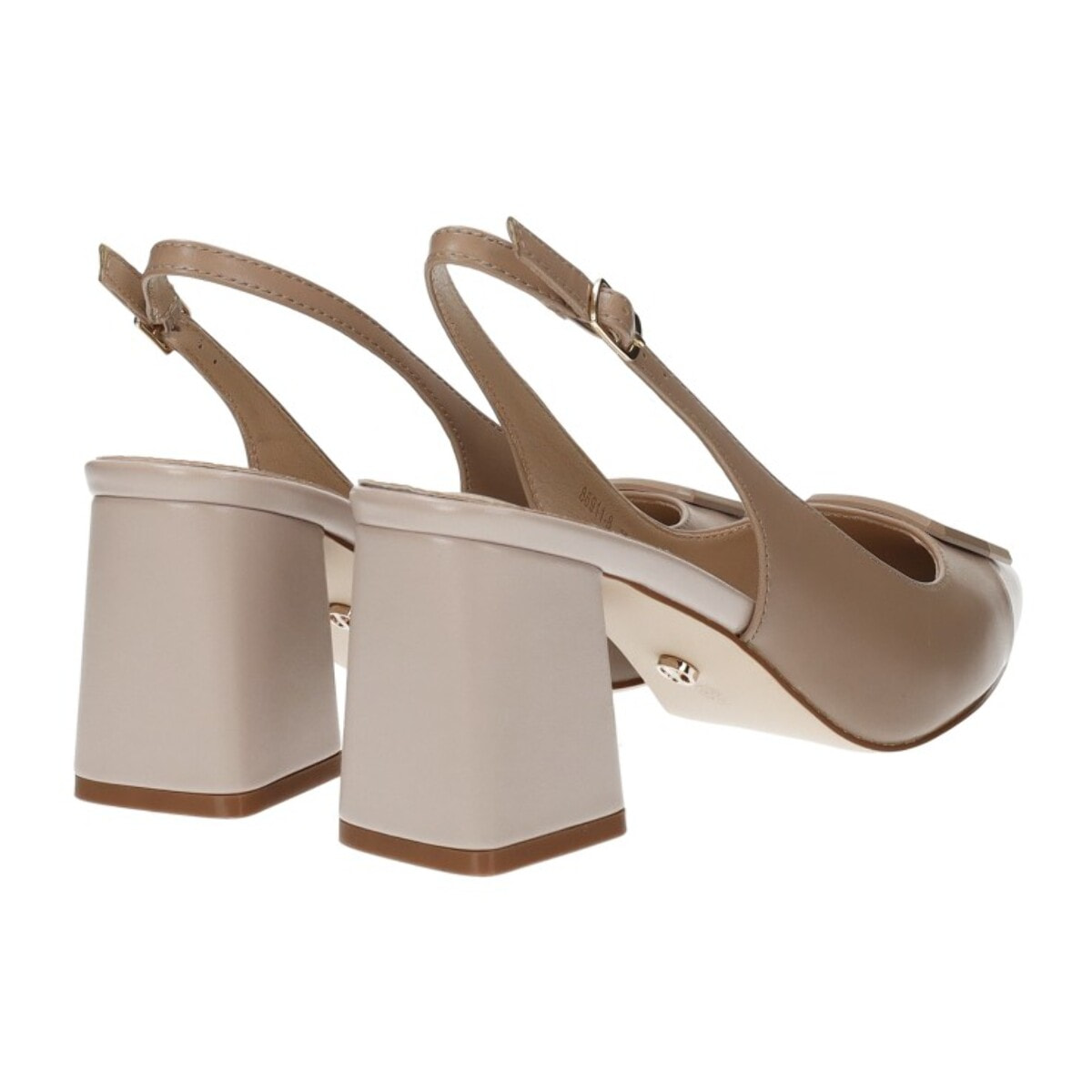 Décolleté sling back Donna Tata Italia Beige
