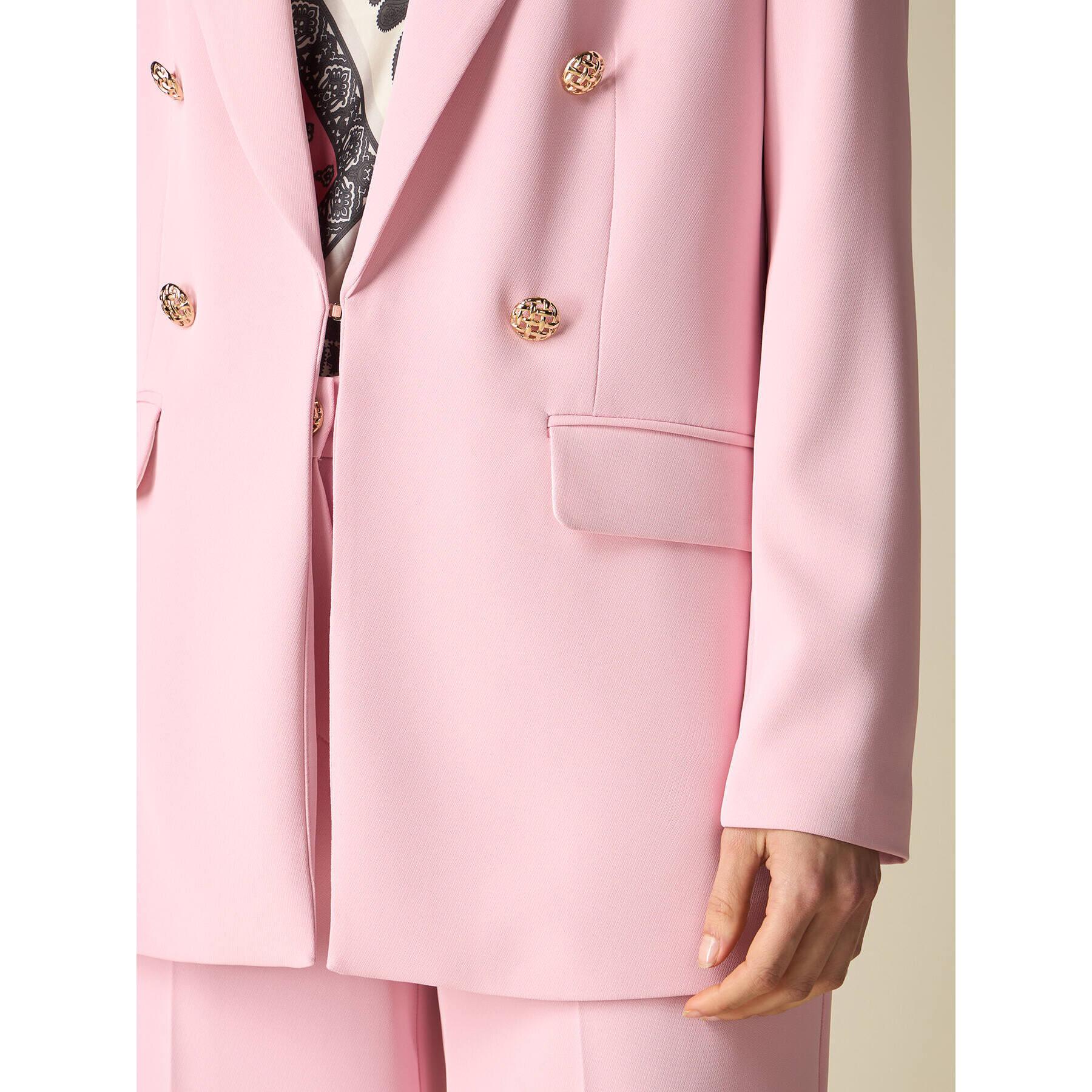 Oltre - Blazer effetto doppiopetto - Rosa