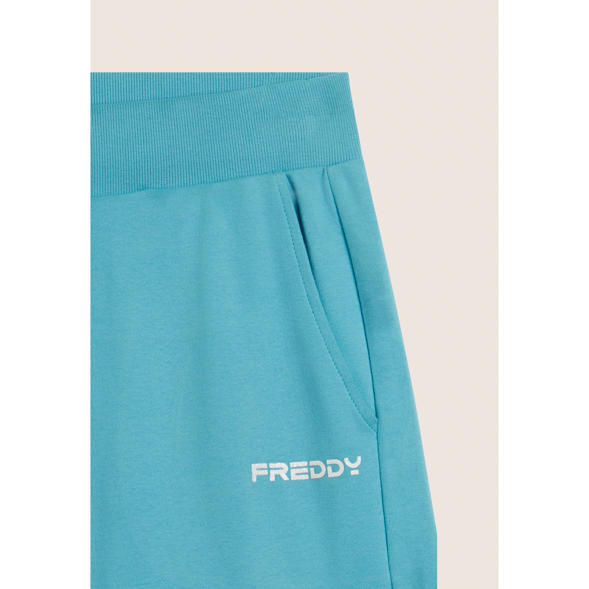 Pantaloni Corti con piccolo Logo FREDDY in Glitter