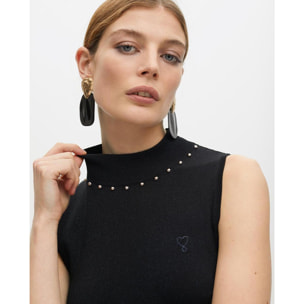 Vestito Lurex Collo Halter