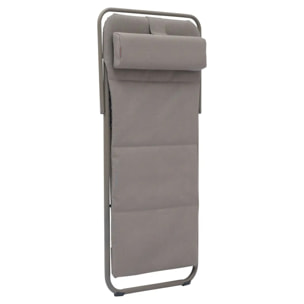 Chilienne de jardin empilable pliable Mirael café